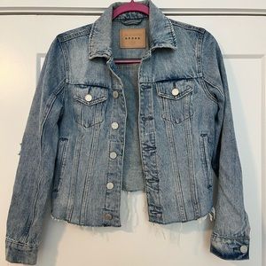 BLANK NYC Distressed Denim Jacket